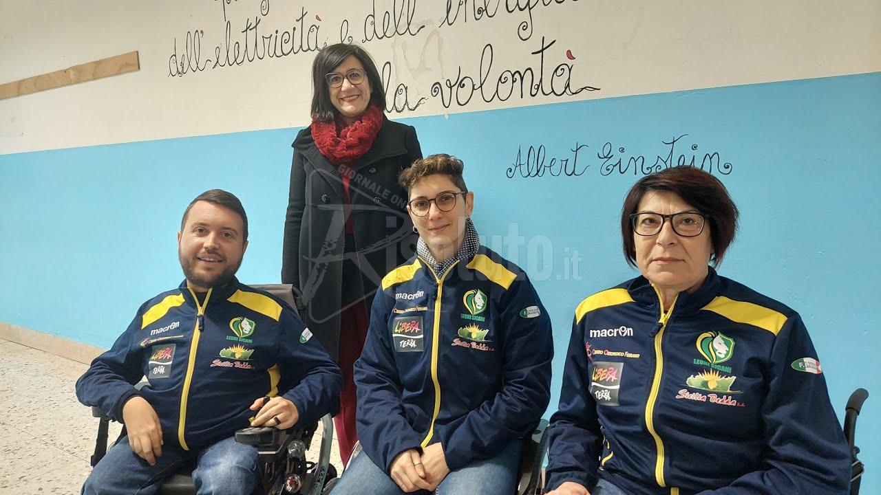 I diritti dei diversamente abili, Leoni Sicani all'Ipia di Sciacca (Video)