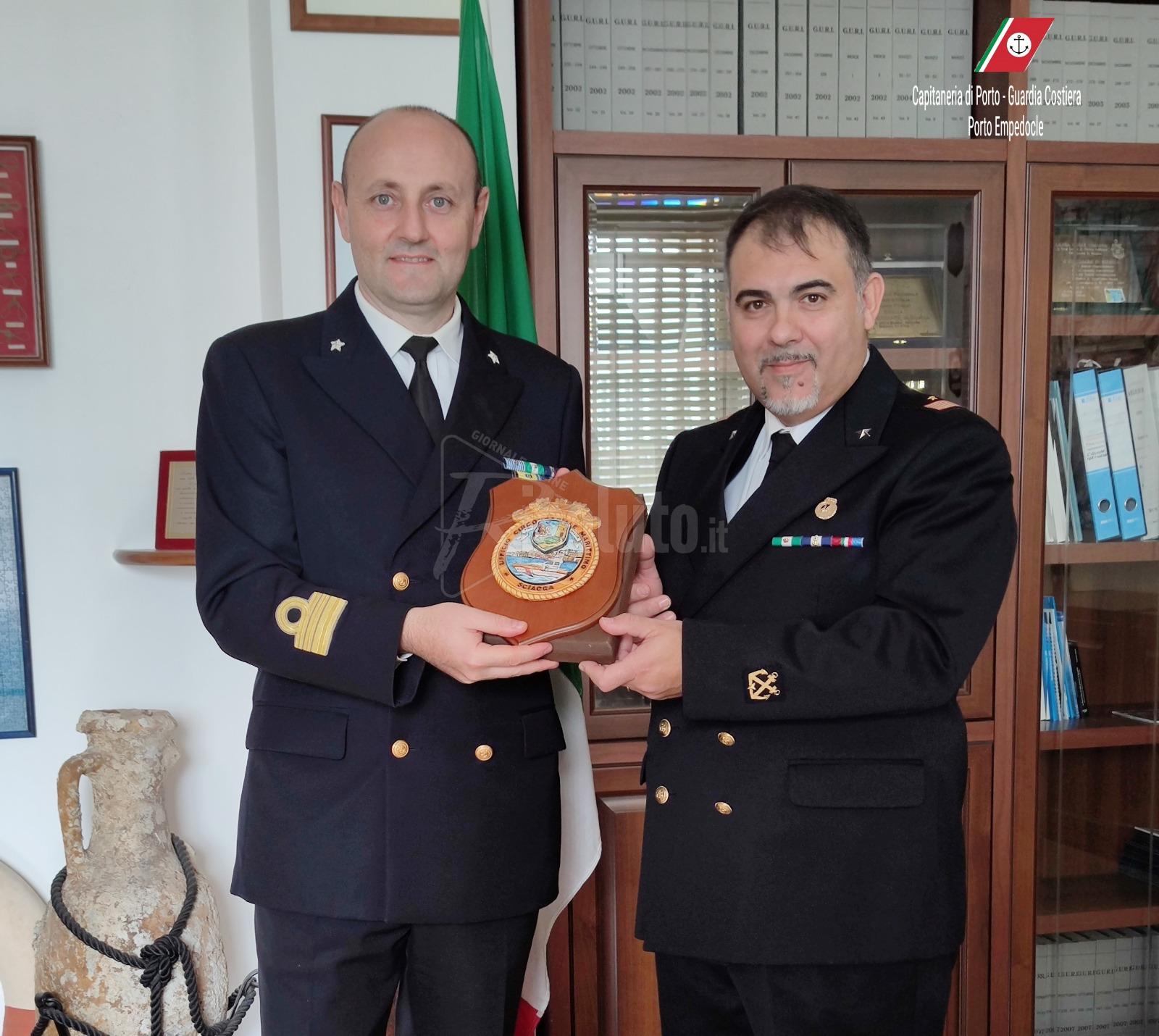 Visita al Circomare di Sciacca del Comandante Antonio Ventriglia