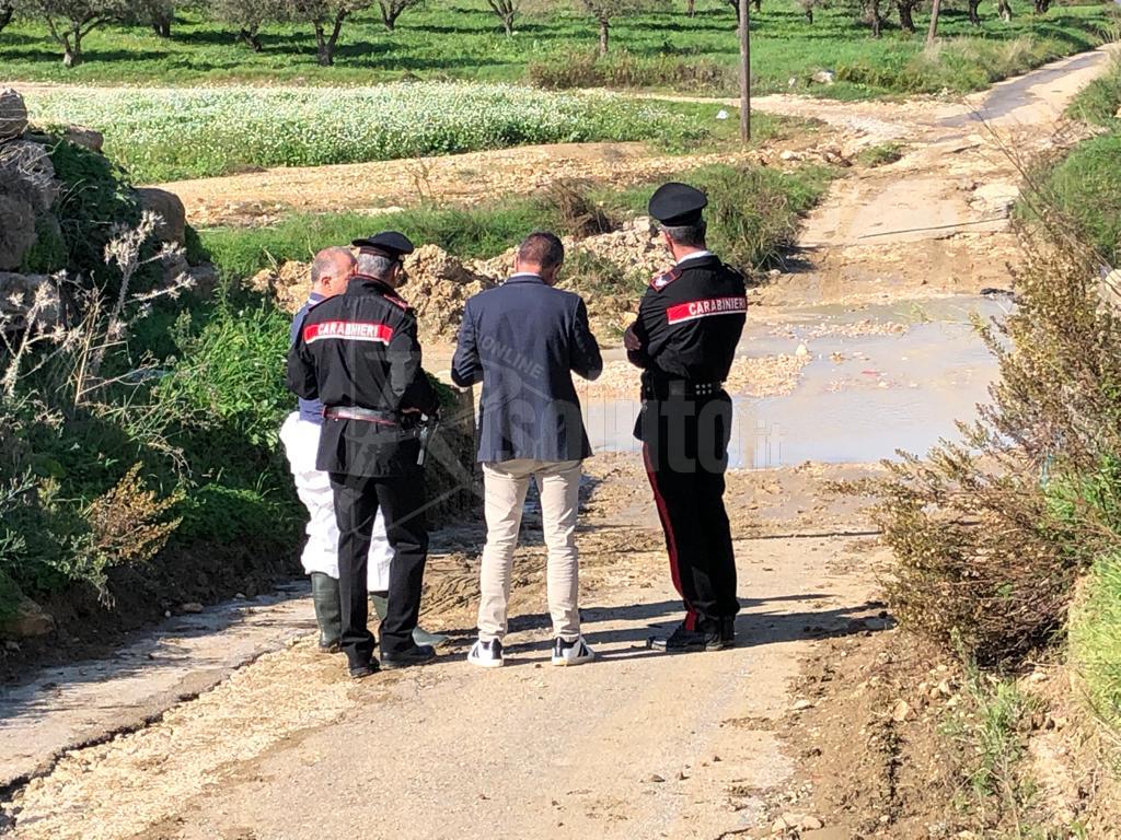 Cadavere di uomo in contrada Bordea a Sciacca