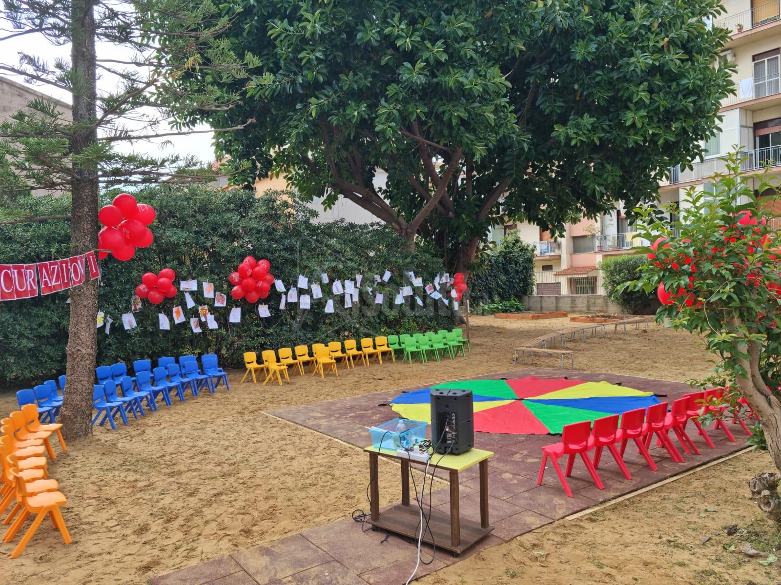 Sciacca, inaugurato il giardino della scuola Agazzi