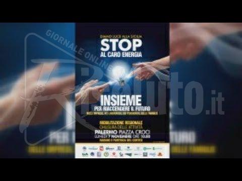 Corteo a Palermo e invito ai saccensi a chiudere lunedì le attivita' per protesta (Video)