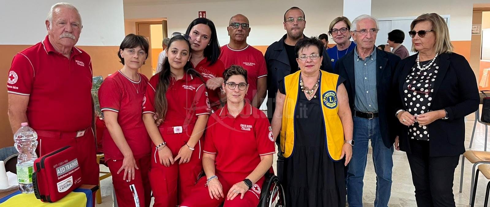 Lions e Croce Rossa a Burgio per il primo soccorso nelle scuole