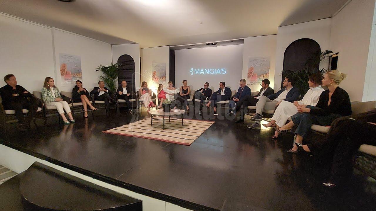 Set del film Sicilian Holiday oggi in centro, ieri la presentazione alla stampa (Video)