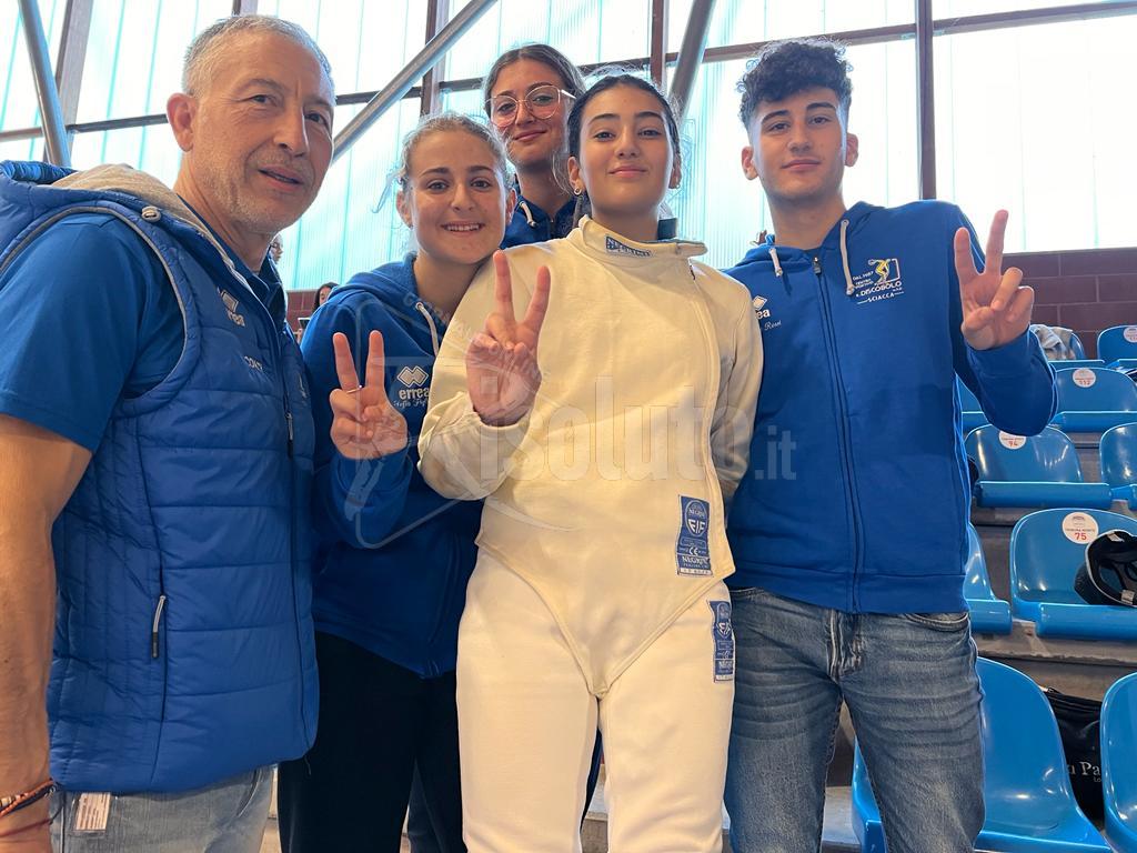 Scherma, saccensi si fermano nel tabellone dei 64 a Salsomaggiore