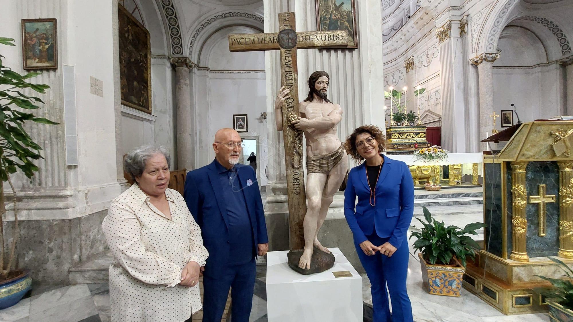 Sciacca, un ricordo d'amore e un Cristo Risorto per Claudio Allegro (Video)