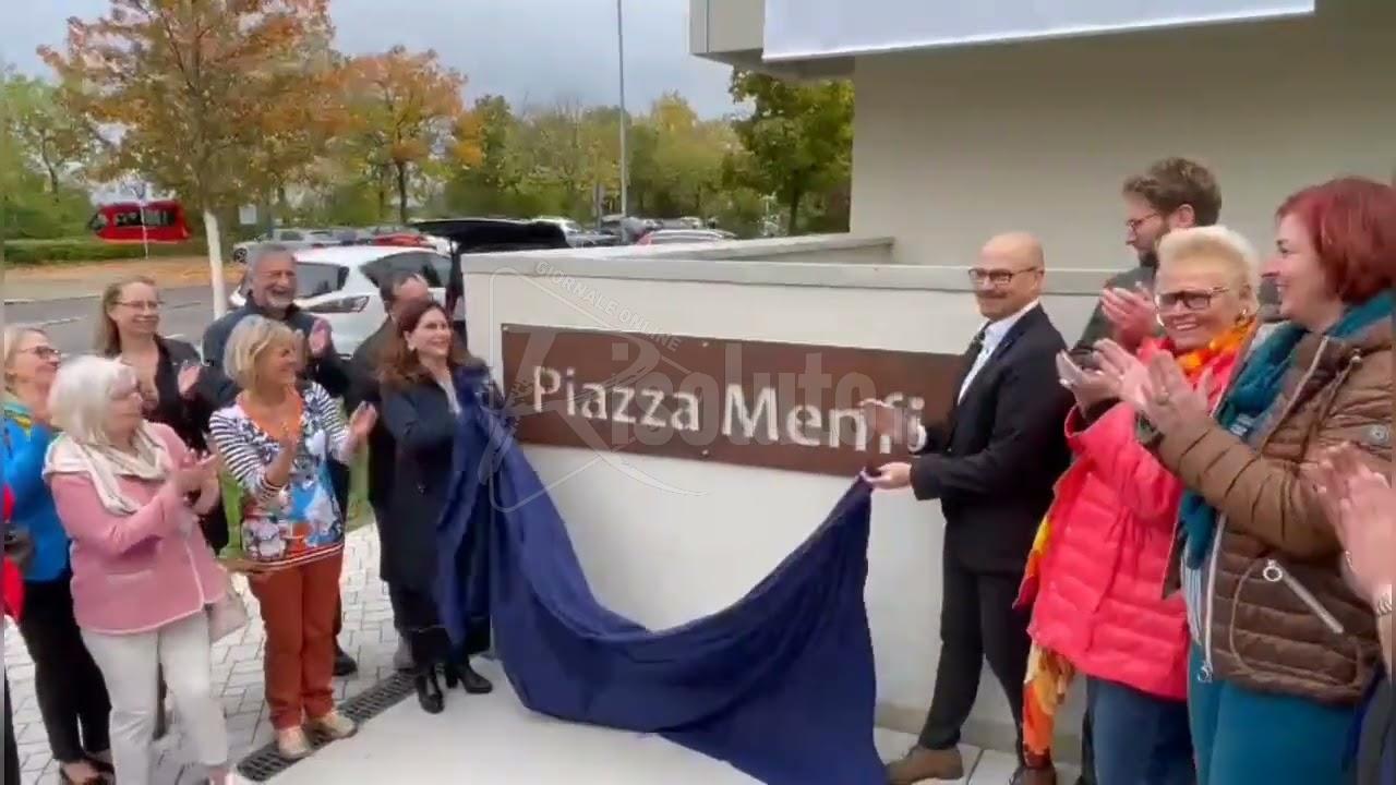 Inaugurata piazza Menfi ad Ettlinghen, 15 anni di gemellaggio tra le due cittadine (Video)