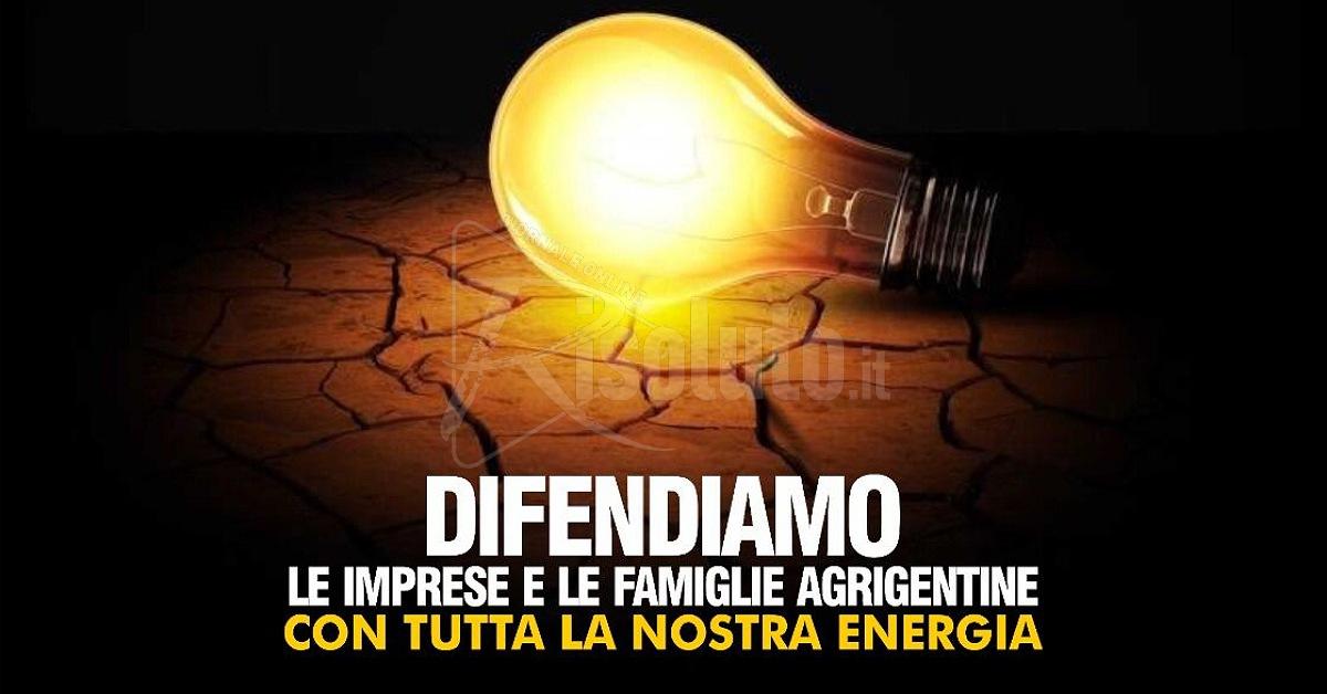 "Stop al caro bollette" sit-in di protesta ad Agrigento