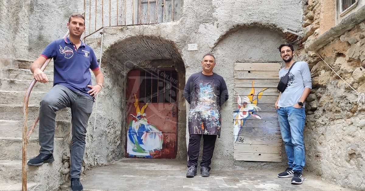 L'artista Cocchiara realizza la famosa capra girgentana anche a Villafranca Sicula
