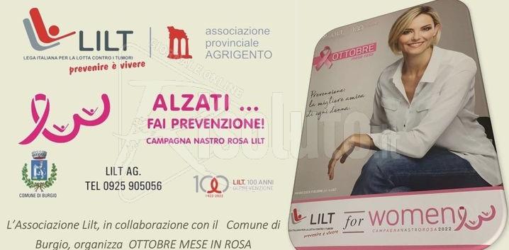 "Ottobre in rosa", domani a Burgio visite senologiche gratuite