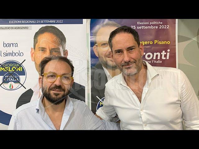 Mangiacavallo e Lillo Pisano i candidati agrigentini all'Ars e alla Camera di Fratelli d'Italia