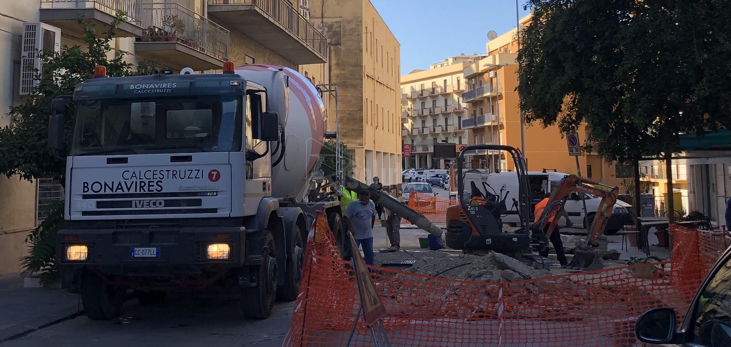 Dopo 10 giorni domani riapertura al transito di via Cappuccini a Sciacca
