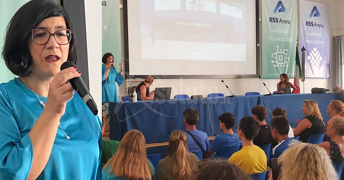 Cerimonia di accoglienza per alunni e genitori delle prime classi all'IISS Arena di Sciacca