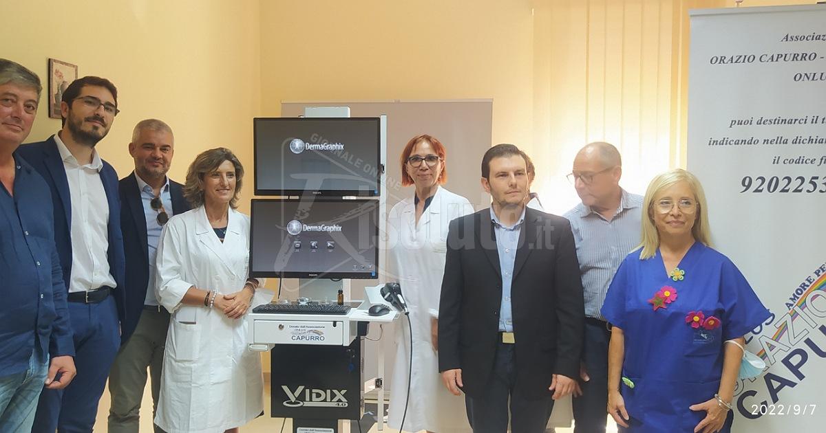 Un videodermatoscopio per il distretto di Sciacca donato dalla Onlus Capurro (Video)