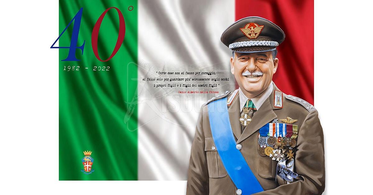 Quarantesimo anniversario della morte del generale Dalla Chiesa, il ricordo dei carabinieri