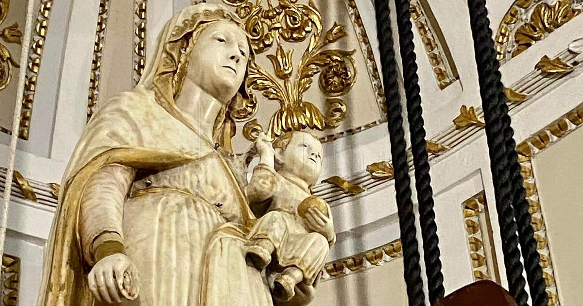 Ricollocato nella sua nicchia il simulacro della Madonna del Soccorso