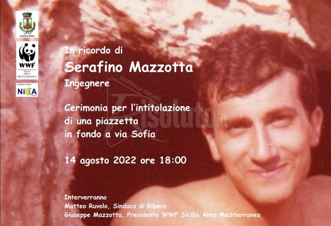 Ribera dedica una piazza a Serafino Mazzotta, brillante ingegnere morto appena trentenne