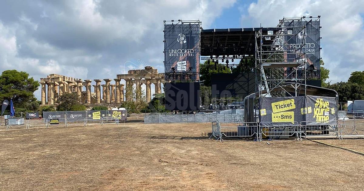 Più di dieci mila giovani stasera all'Area Archeologica di Selinunte per l'Unlocked Music Festival