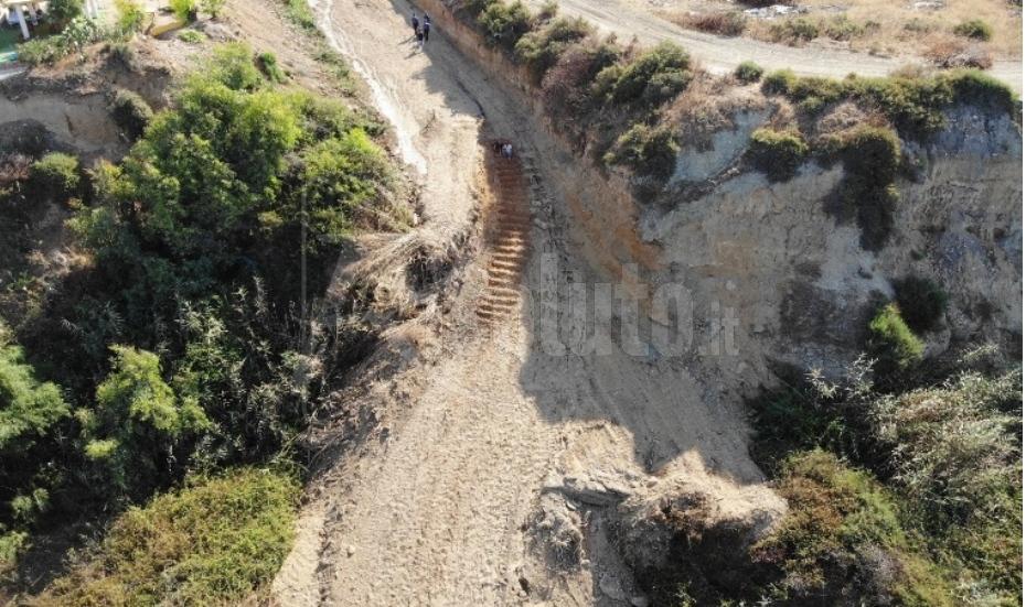 Sequestrata una strada a Ribera