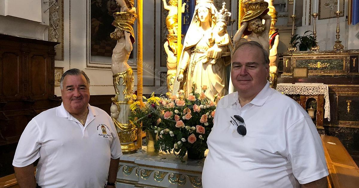 I fratelli Bono da Boston a Sciacca per la processione della Madonna del Soccorso (Video)