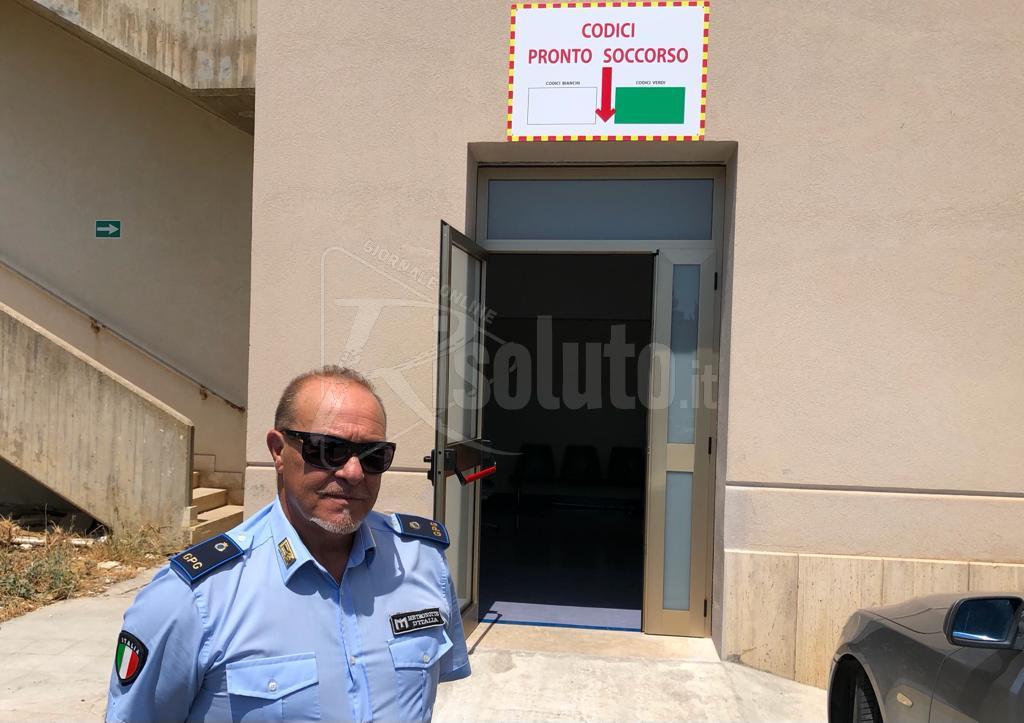 Punto di primo intervento e guardia giurata al Pronto soccorso di Sciacca