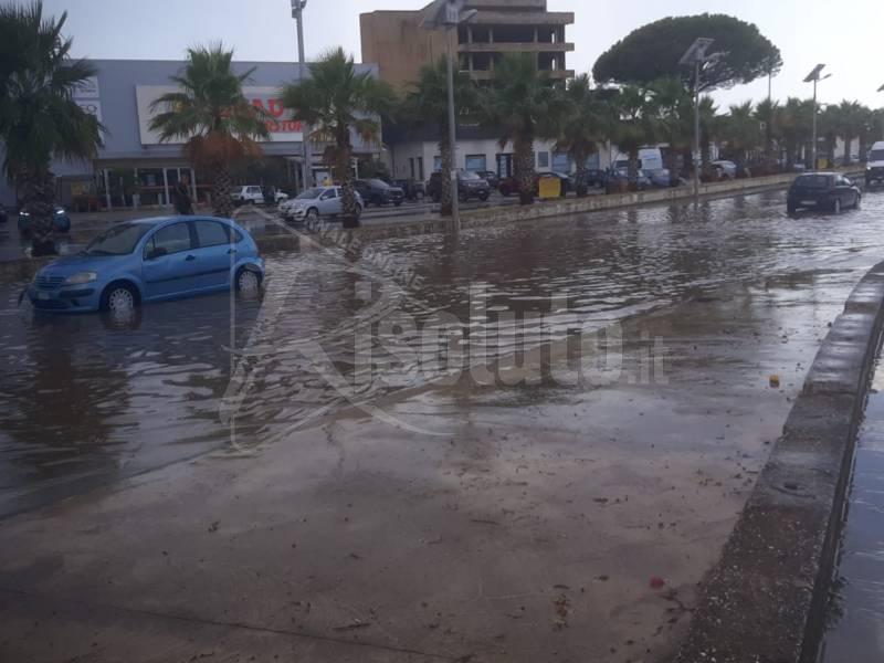Nubifragio a Castelvetrano, allerta gialla per temporali in tutta la Sicilia