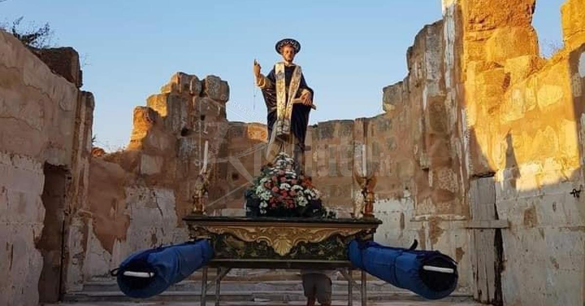 Montevago, messa nella chiesa Madre recuperata per festeggiare San Domenico