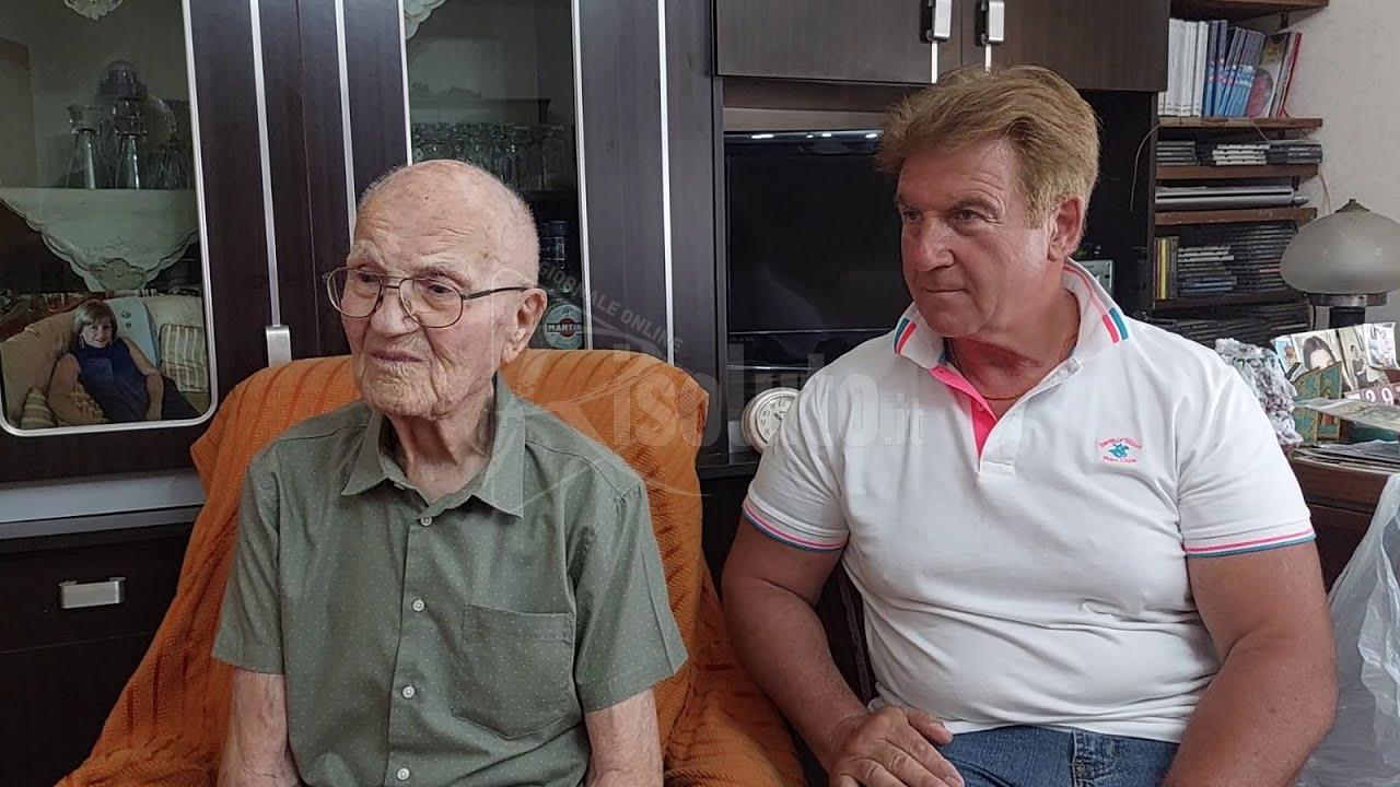 Alberto Raso di Sciacca compie oggi 100 anni: “Auguro ai giovani di farsi una famiglia” (Video)