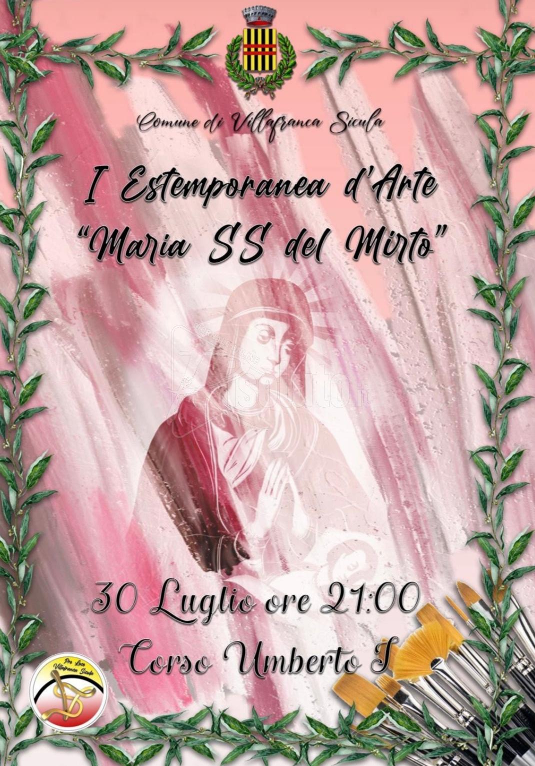 Stasera a Villafranca la mostra “Maria Santissima del Mirto”