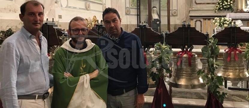 Lucca Sicula benedice le campane, si apre la chiesa del Rosario