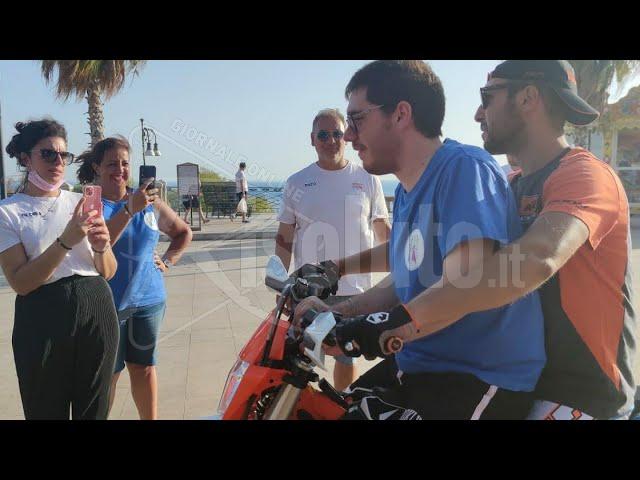 Festa di compleanno con mototerapia per Luca Maniscalco (Video)