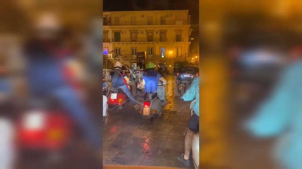 Porta a Porta, il Vespa Club di Sciacca a Palermo (Video)