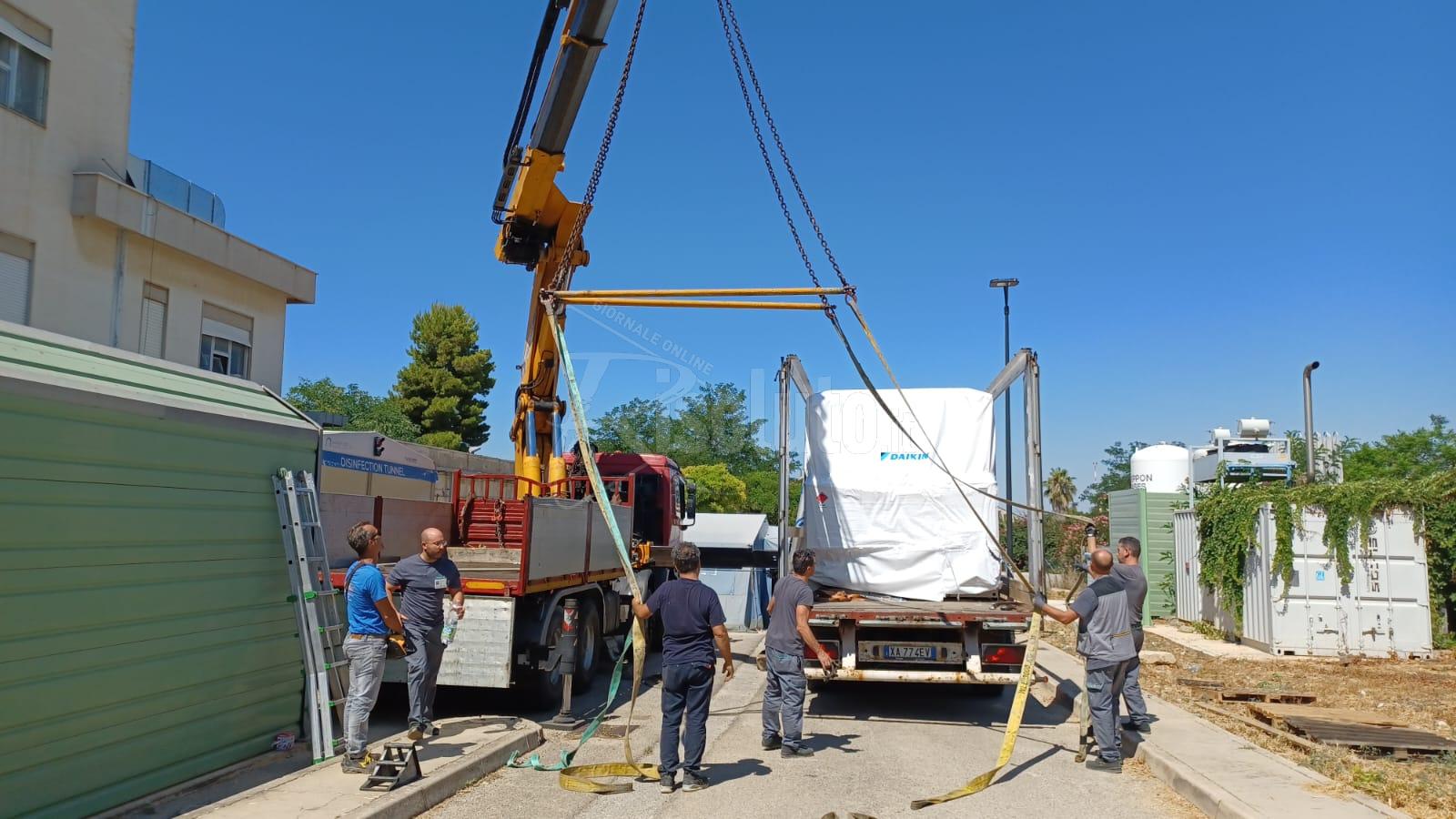 All’ospedale di Ribera potenziata la climatizzazione