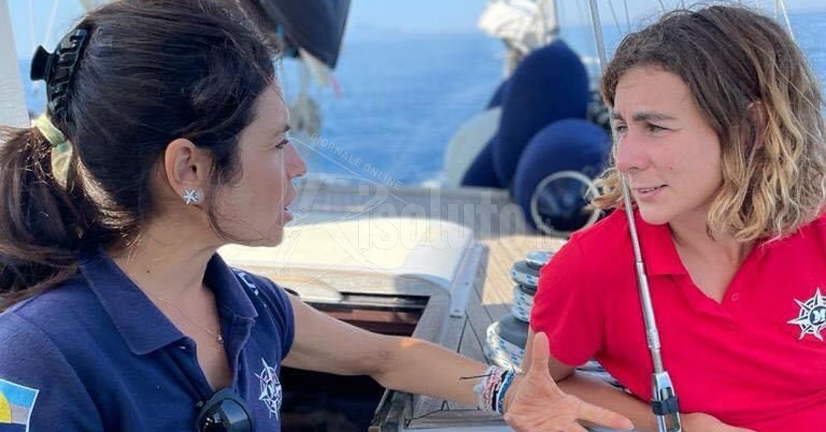 L'imbarcazione Mediterranea oggi al circolo il Corallo di Sciacca