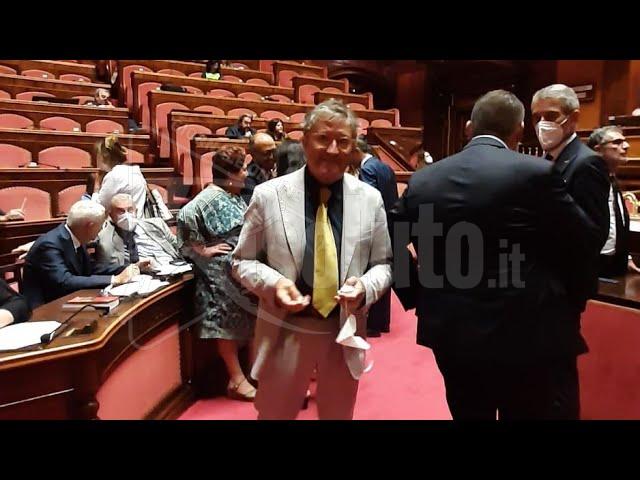 Rino Marinello tra i presenti non votanti al Senato. Video