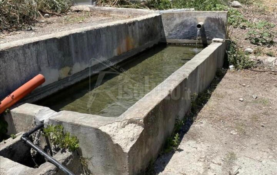 A Caltabellotta condotta idrica per gli abbeveratoi
