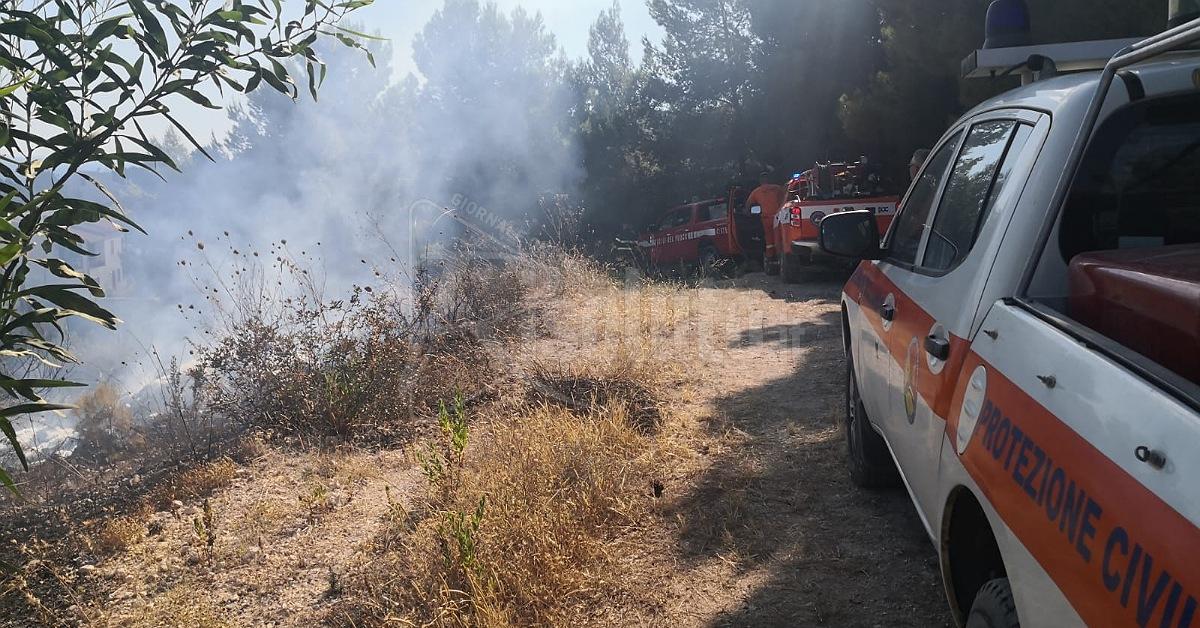 Anche volontari di Sambuca per l’incendio a Sciacca