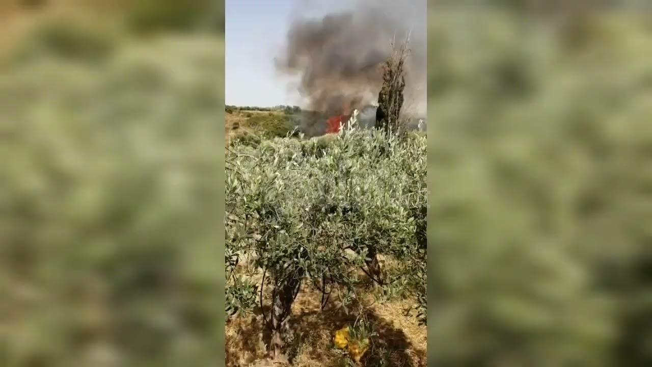 Grosso incendio in via Del Serpente a Menfi