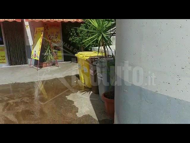 Perdita idrica in via Fratelli Bellanca (Video)