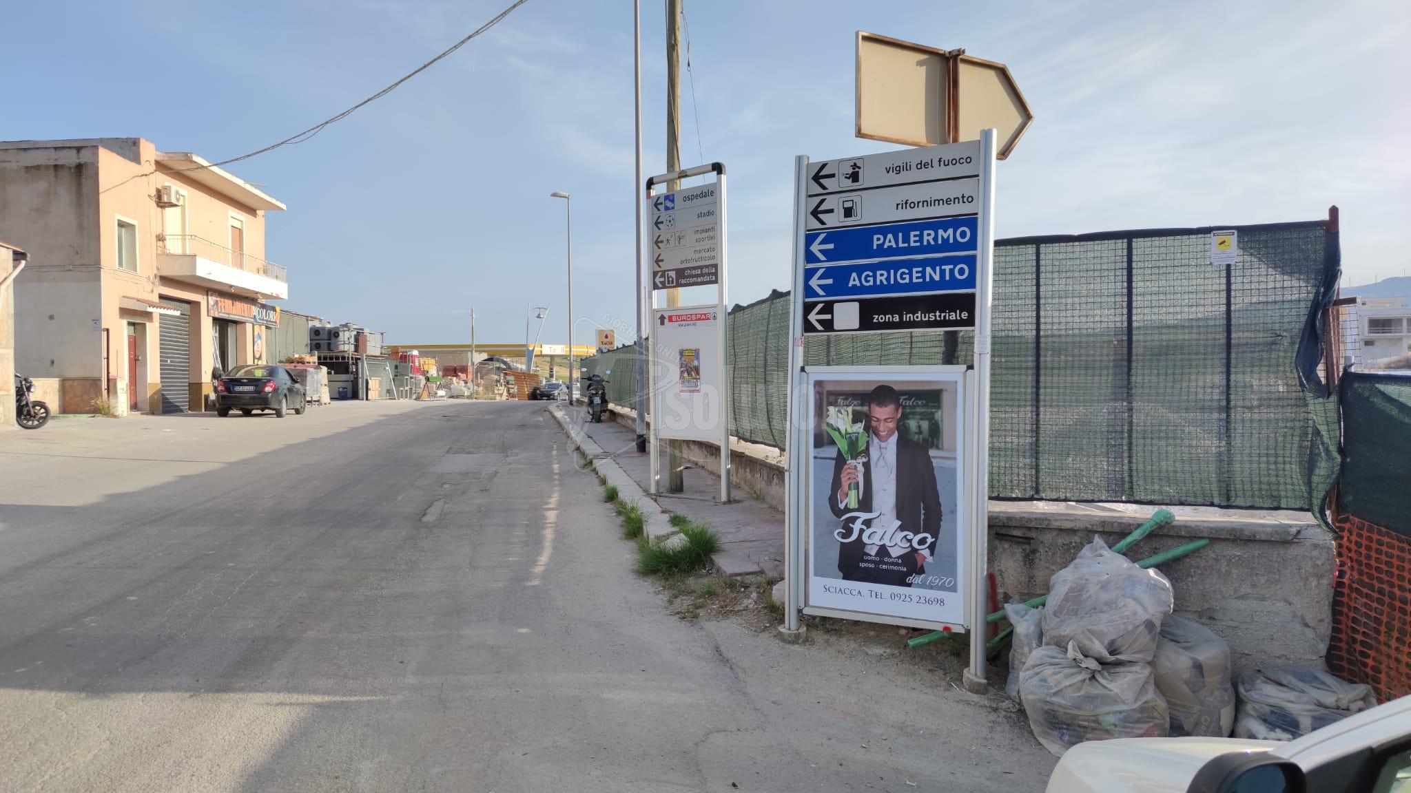 Domani i lavori  di completamento della rotatoria di via Lioni