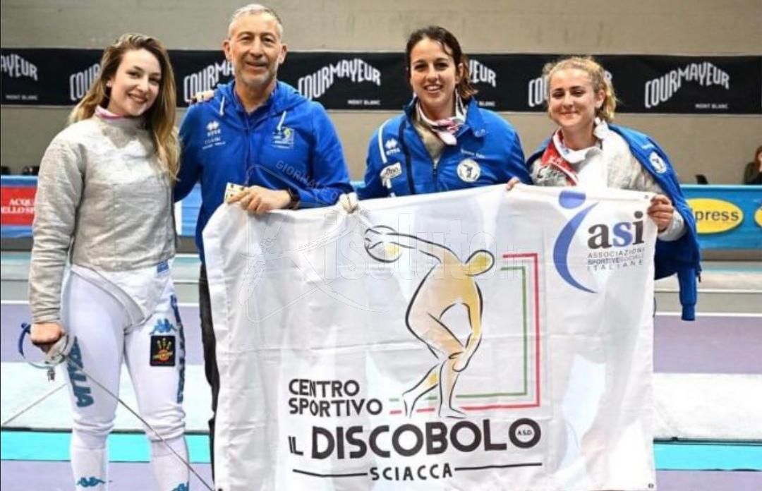 Buona la gara di sciabola per il Discobolo a Courmayeur