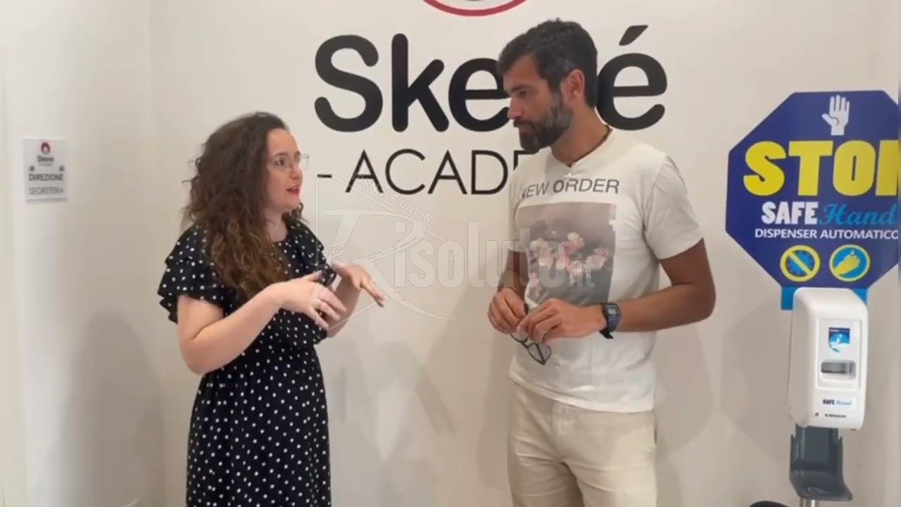 L'attore Marco Bonini a Sciacca accolto dalla Skene' Academy