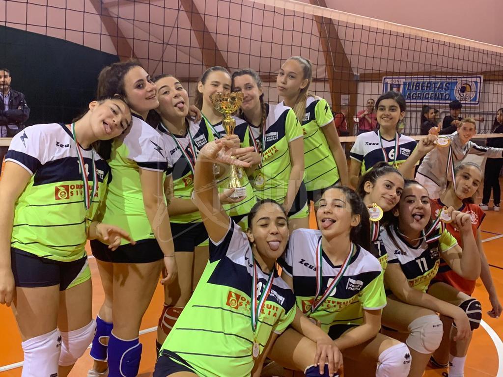 Volley, le riberesi under 14 campionesse territoriali