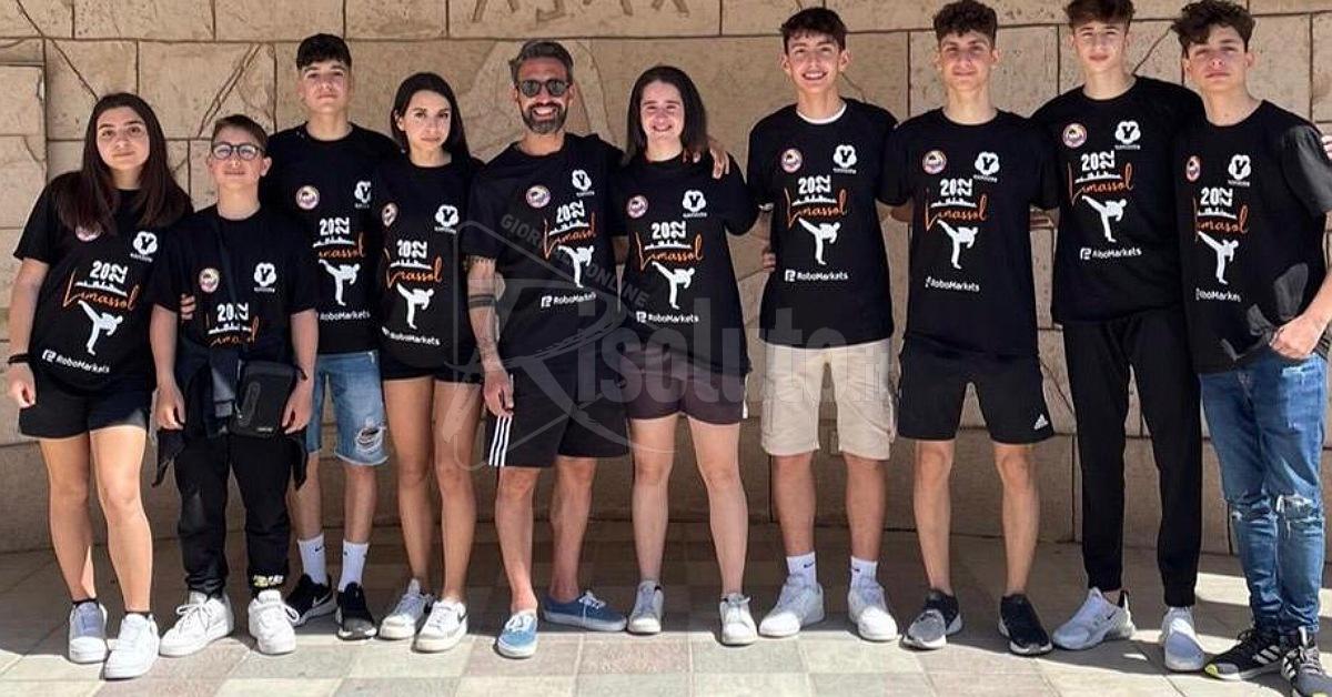 La Ippon Karate Lentini di Sciacca vince l'oro a Cipro