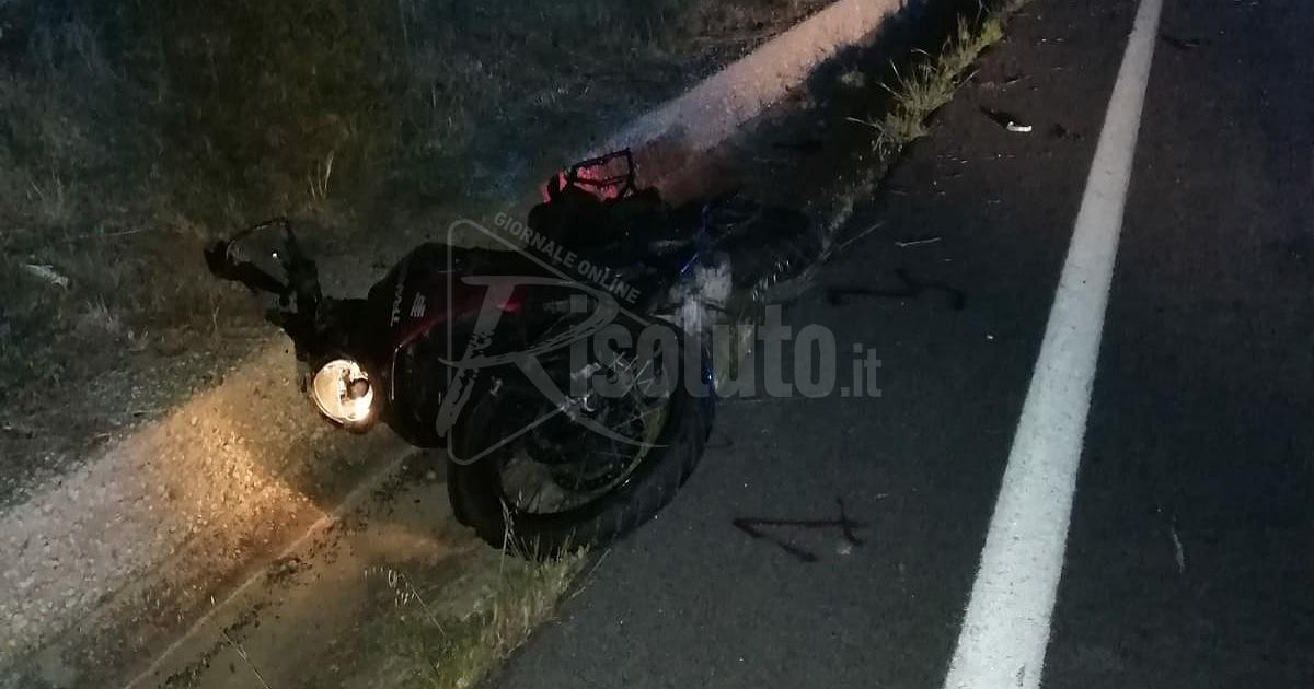 Scontro tra auto e moto sulla 115, ferito il centauro