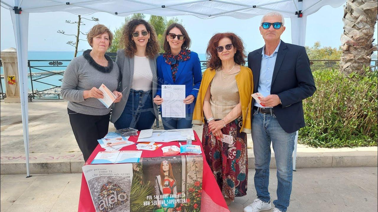 Aido in piazza per la donazione degli organi, Sabella: "Con il nostro gesto altri non soffrono" (Video)