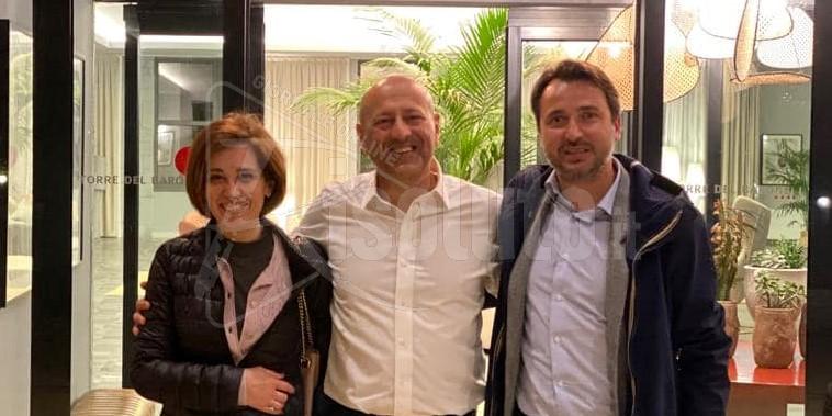 La risposta social di Francesca Valenti, foto con Mangia e Catanzaro