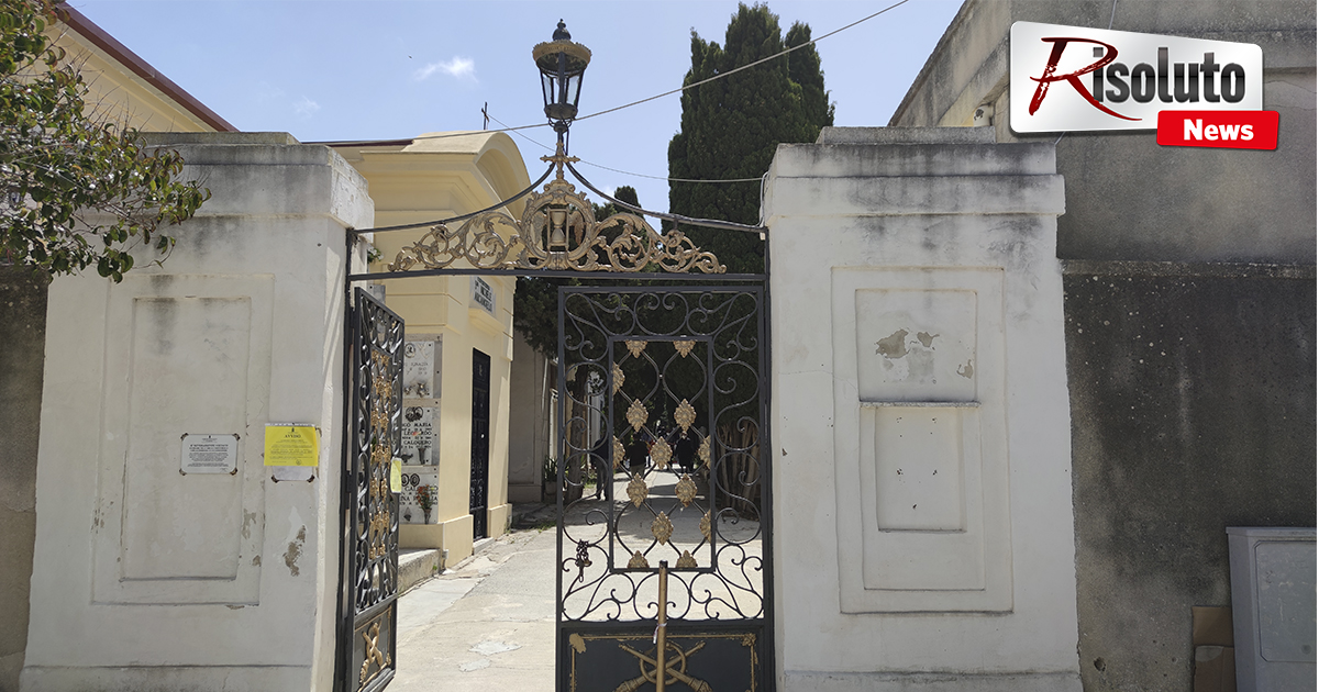 A Sciacca cimitero aperto a Pasqua e Pasquetta