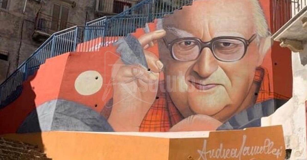 A Burgio un murale e una piazza per Andrea Camilleri