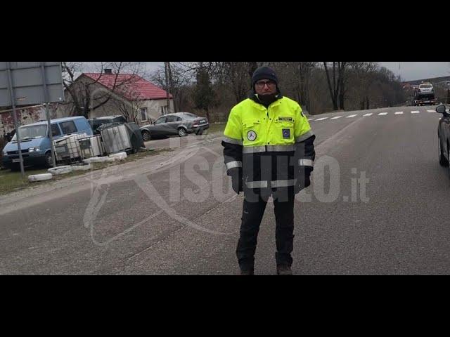 Il sambucese Guasto a Leopoli: "E' come stare in un film, ma aiutiamo i fratelli ucraini" (Video)