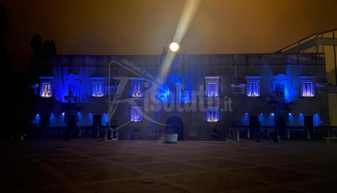Giornata mondiale per l'autismo, si illumina di blu il palazzo Filangeri Cutò a Santa Margherita di Belìce